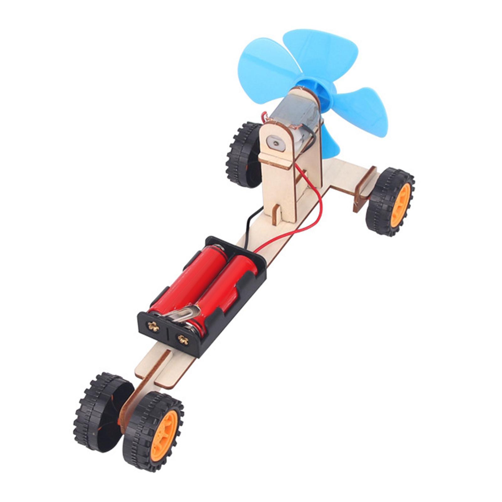 Diy Electronics Kits For Beginners - DIY Holz-Wissenschaftsexperiment-Modellbausatz, Puzzle-Spielzeug, Elektronik-Bausatz, Windkraft-Auto für