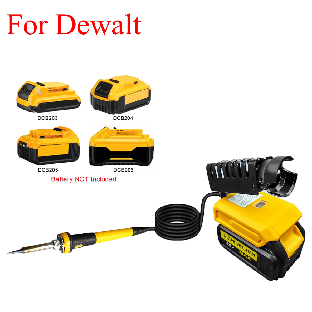 Diy Electronics Hobby - Tragbares Lötkolben-Set, kompatibel mit Dewalt 20