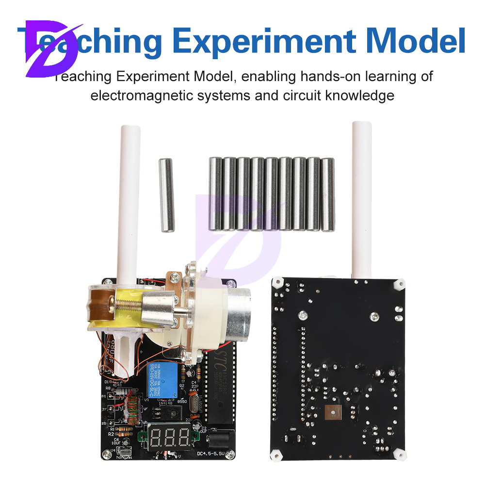 Diy Electronics Projects For Adults - DIY elektromagnetisches Kanonen-Set, pädagogisches wissenschaftliches Experiment,