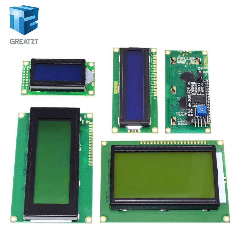 I2C Lcd Display - LCD-Modul, blau-grüner Bildschirm für Arduino 0802