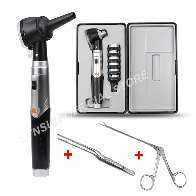 Crocodile Clip Set - Medizinische Tierärztliche Ohren-Endoskop-Zange zur Ohrenschmalzentfernung, Alligator-Krokodil-Veterinärzange,