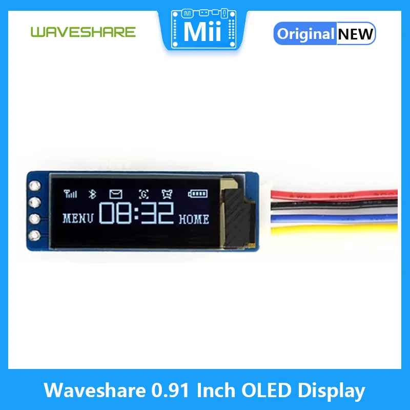 I2C Lcd Display - Waveshare 0,91 Zoll OLED-Anzeigemodul 1306 Treiber