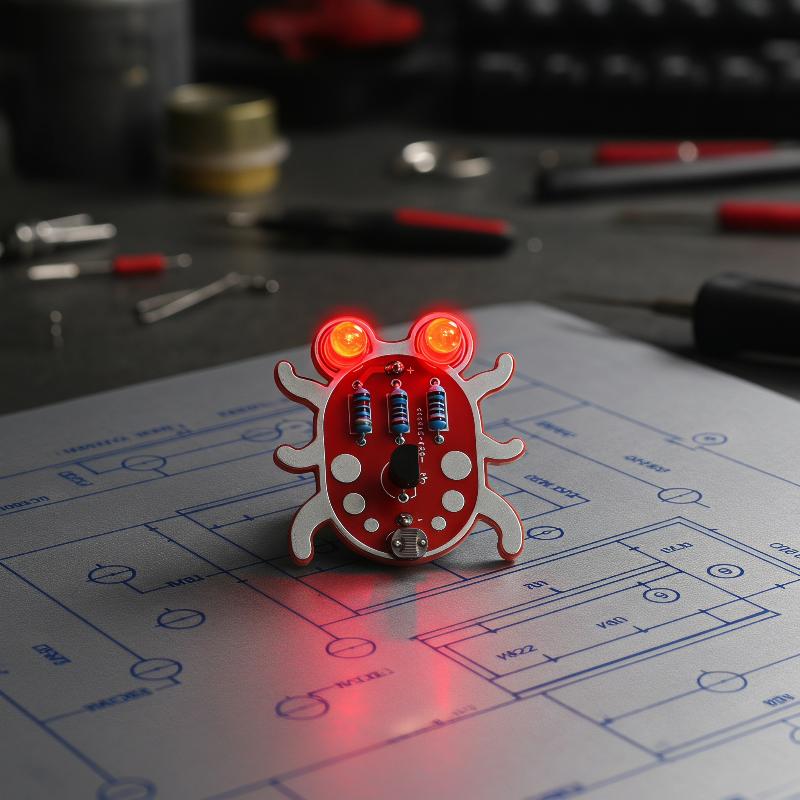 Diy Electronics Kits For Beginners - Weevil Eye Elektronisches DIY-Kit, lichtempfindliches LED-Licht
