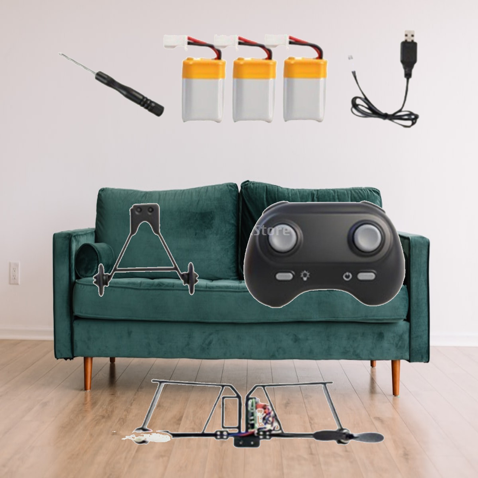 Diy Electronics Kits For Beginners - Ferngesteuertes Modellflugzeug DIY Gleiter-Bausatz Flugzeug-Spielzeug Lehrreiches