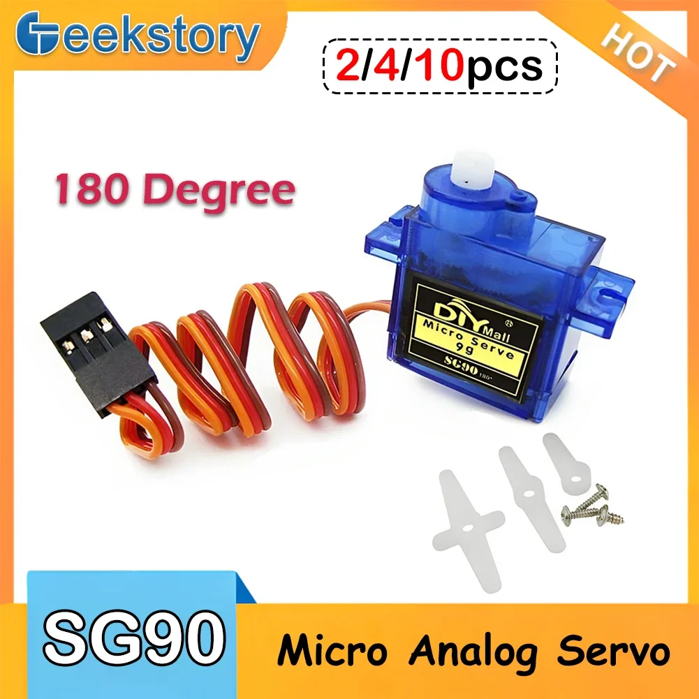 Servo Motor Sg90 - 2/4/10 Stück SG90 Servomotor 9G Micro