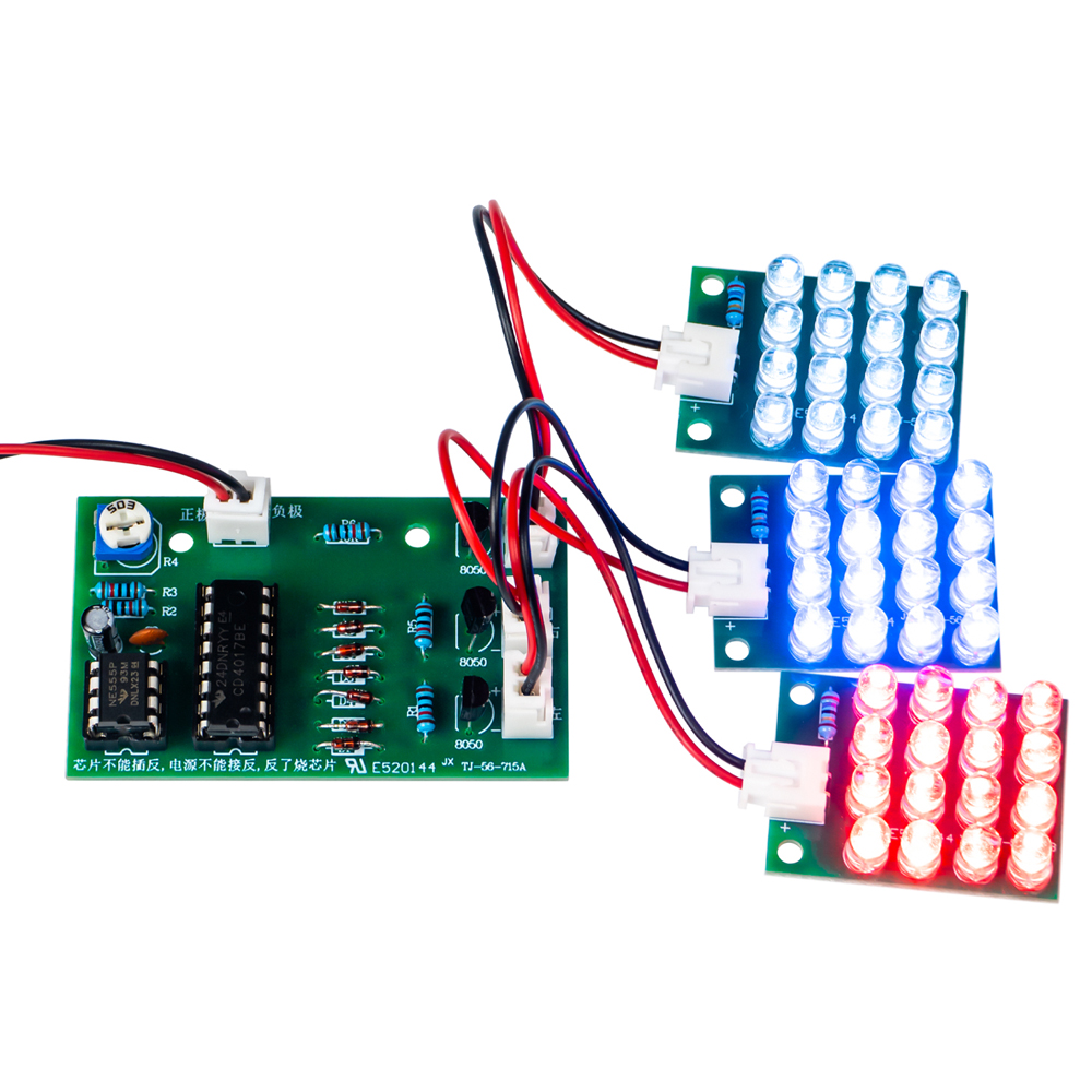 Diy Electronics Kits For Kids - DIY Elektronik Kit LED Dreifarbiges Blinklicht