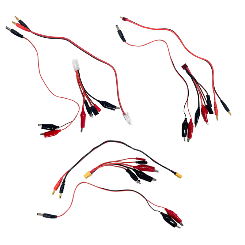 Crocodile Clip Set - RC Balance Ladegerät Deans T Stecker