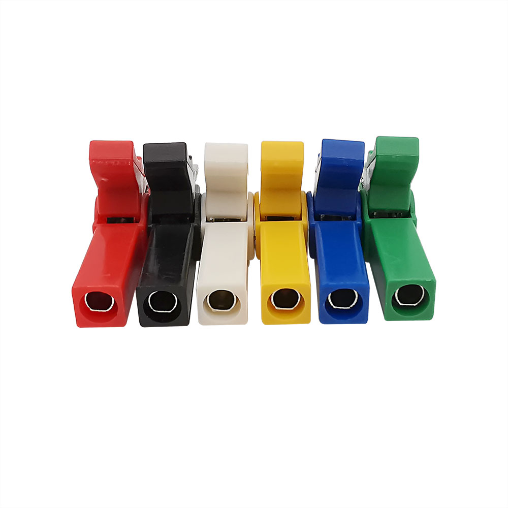 Crocodile Clip Set - 6 Teile/los 55mm Krokodilklemmen Test Batterie