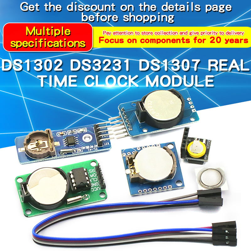 Rtc Module Ds3231 - 1PCS DS1302/DS1307/PCF8563/DS3231 AT24C32 I2C IIC Speicher