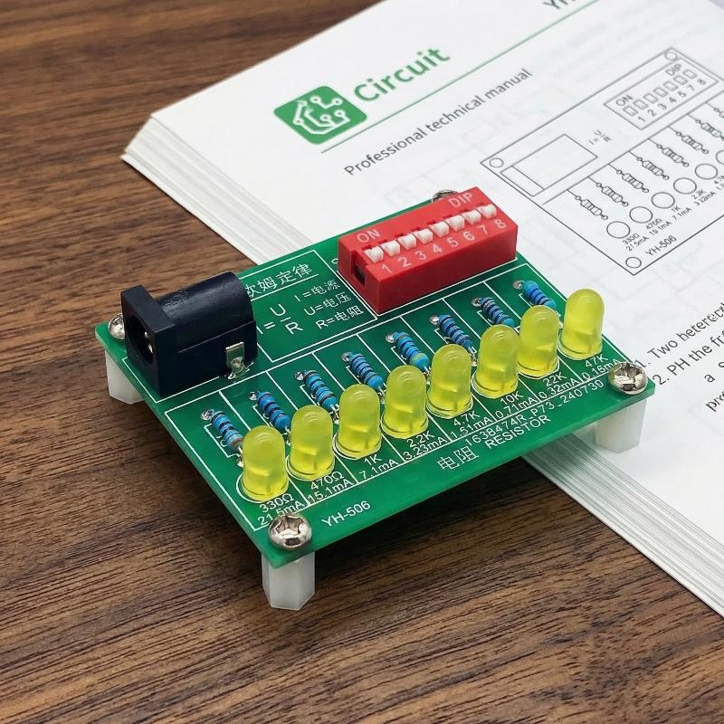 Diy Electronics Kits For Beginners - Elektronisches DIY-Lötpraktikum-Set LED-Stromprüfplatine für Schulung und