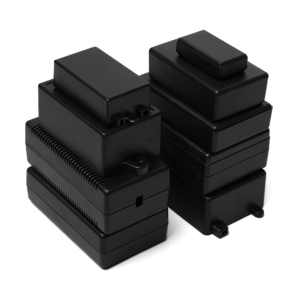 Diy Electronics Organizer - 1pc schwarz Kunststoff wasserdicht DIY Gehäuse