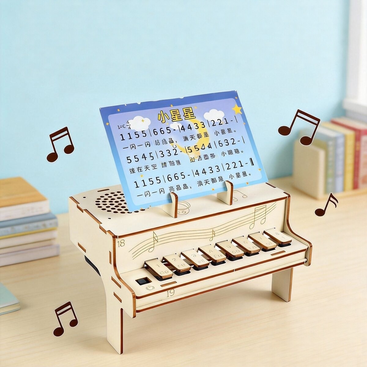 Diy Electronics Projects For Adults - DIY Holz-Elektronisches Klaviermodell STEM-Bausatz Physik-Sound-Experiment Lehrhilfe