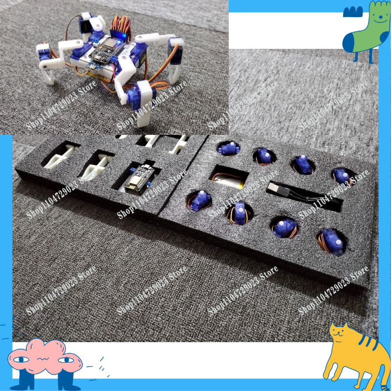 Diy Electronics To Sell - Meistverkaufter Vierbeiniger Spinnen-Bionik-Roboter Programmierbarer Elektronischer Baukasten