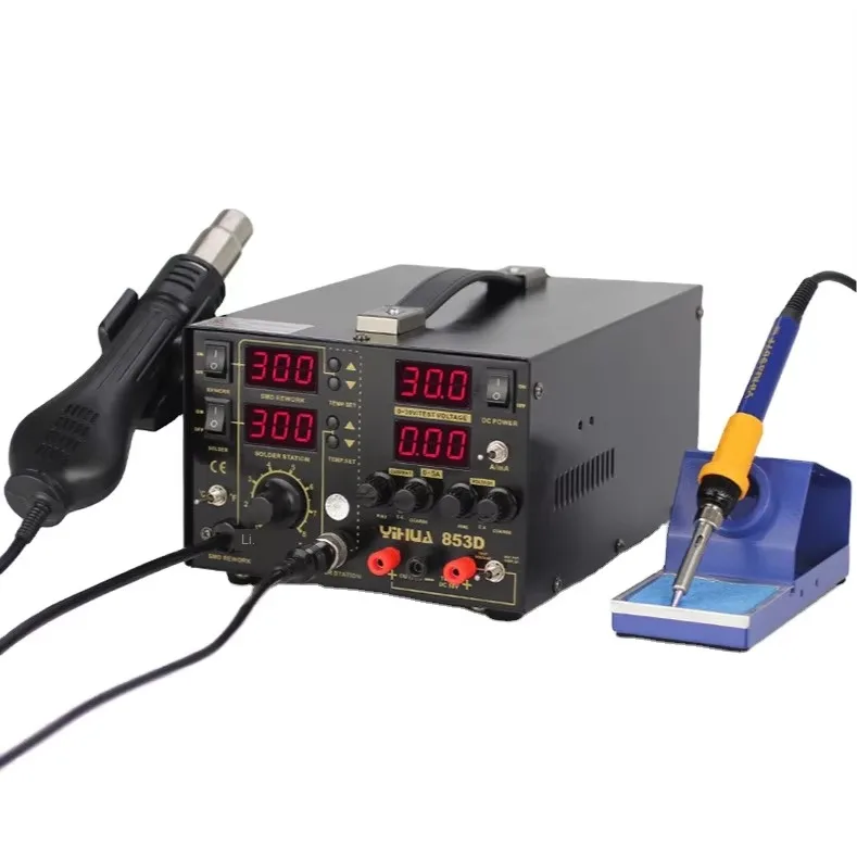 Hot Air Rework Station - TLF YIHUA 853D 5A Heißluft-Nacharbeitsstation, 5