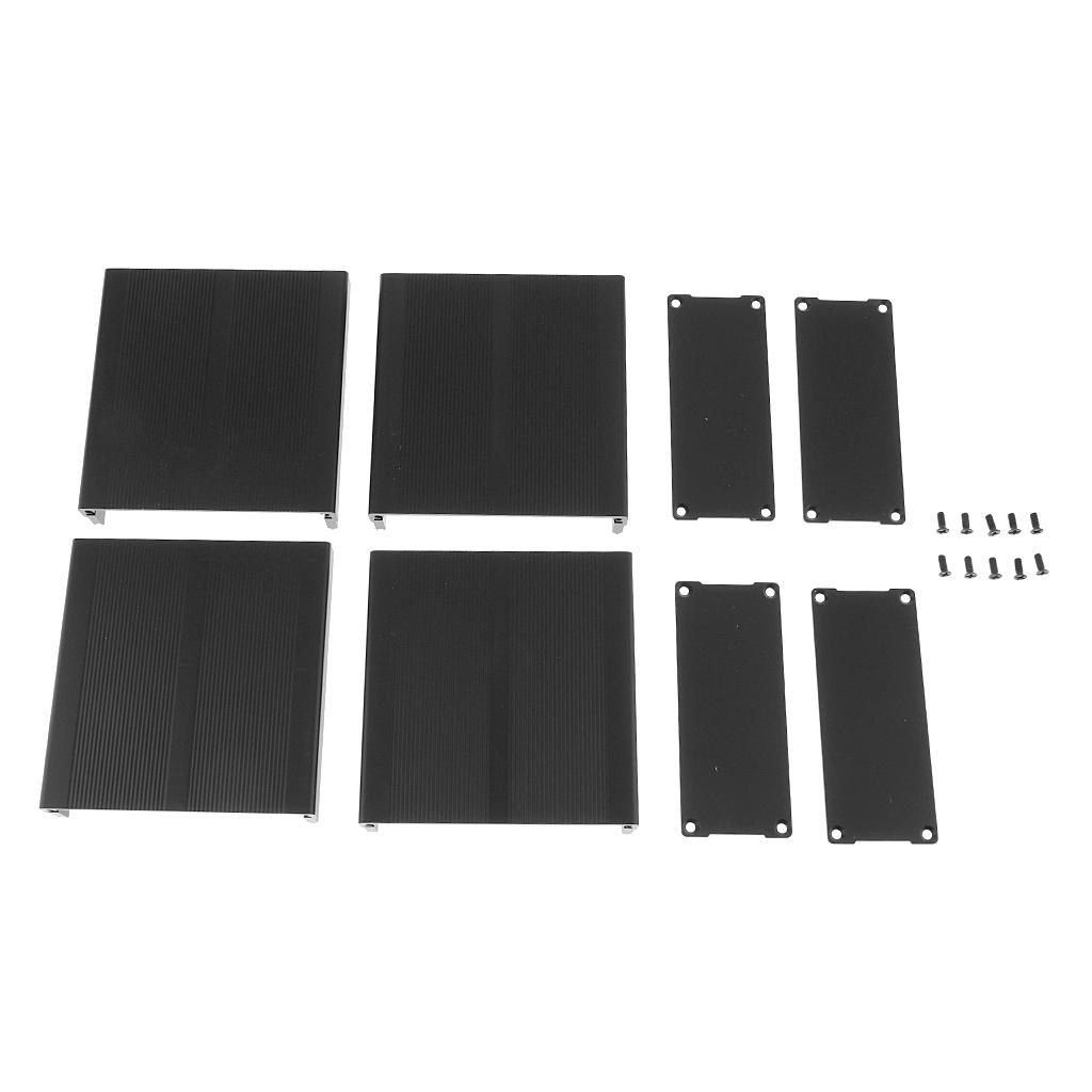 Electronics Diy Pcb Design Projects - DIY Elektronik-Projektbox Aluminiumgehäuse mit Wellenschalen-Design für