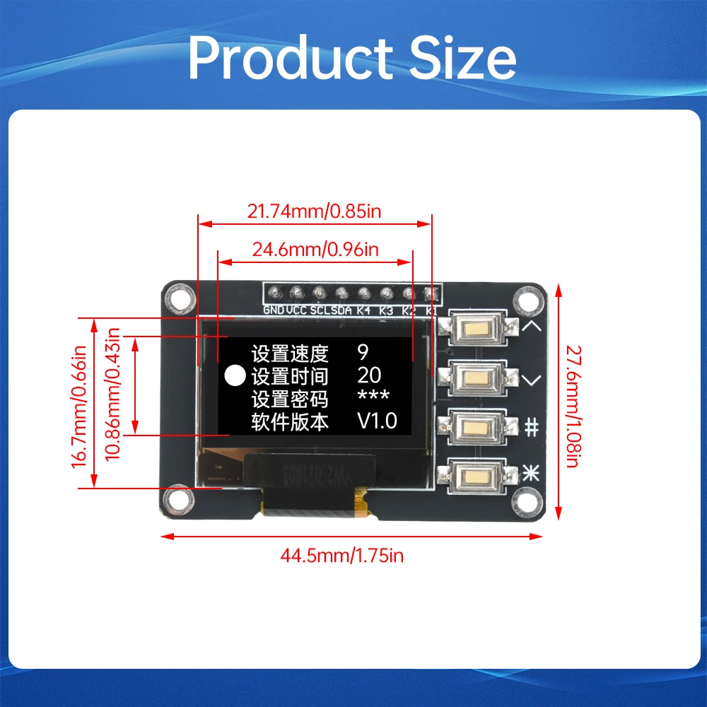 Für Arduino 0,96 Zoll OLED-Dis – I2C Lcd Display Bewertung und Preis