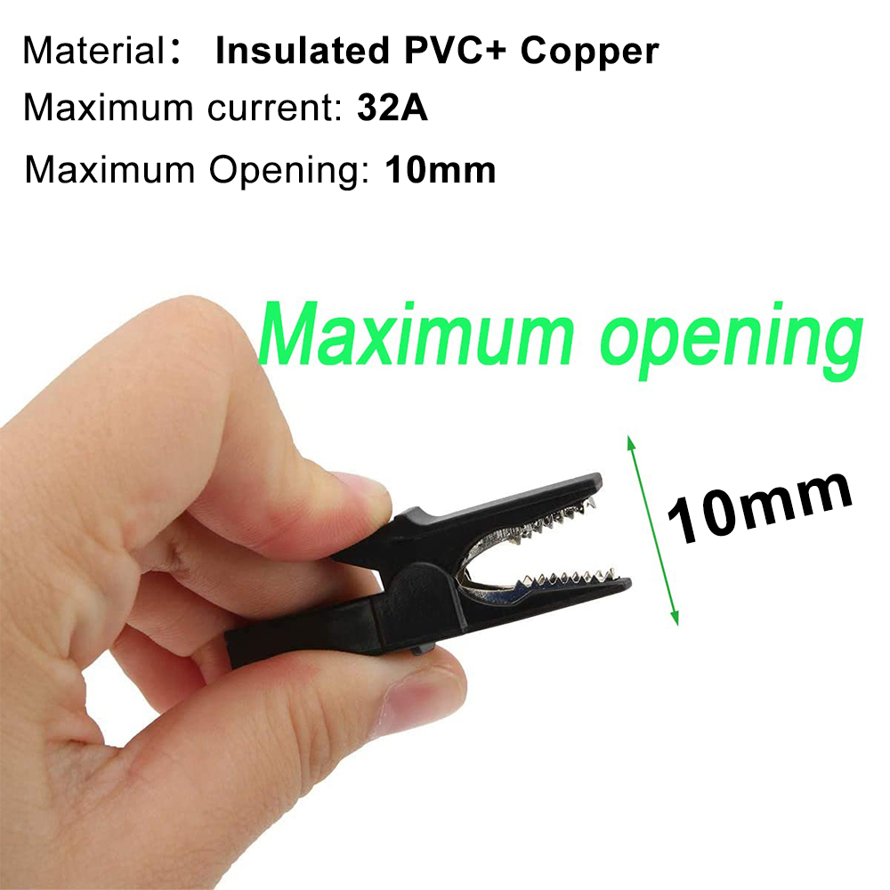 Krokodilklemme mit Bananenstec – Crocodile Clip Set Bewertung und Preis