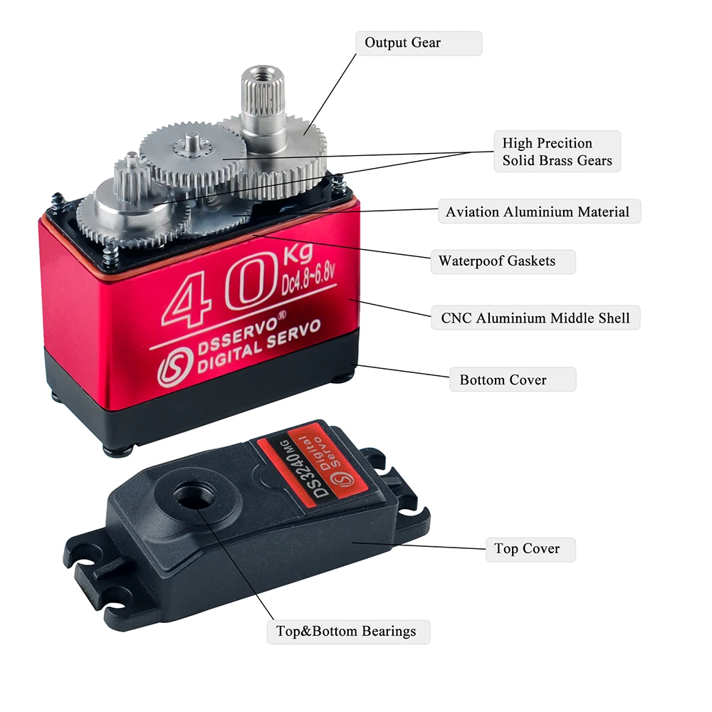 40 kg Dsservo DS3240 großes Dr – Servo Motor Sg90 Bewertung und Preis