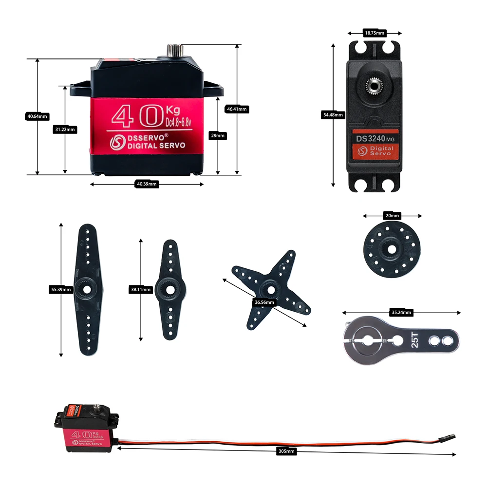 40 kg Dsservo DS3240 großes Dr – Servo Motor Sg90 Bewertung und Preis