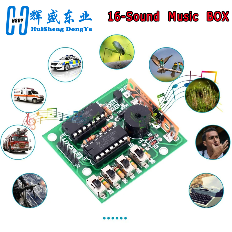 16 Musik-Soundbox BOX-16 Board – Diy Electronics Kits For Kids Bewertung und Preis