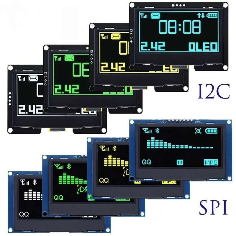 2,4 Zoll 128x64 OLED LCD Displ – I2C Lcd Display Bewertung und Preis