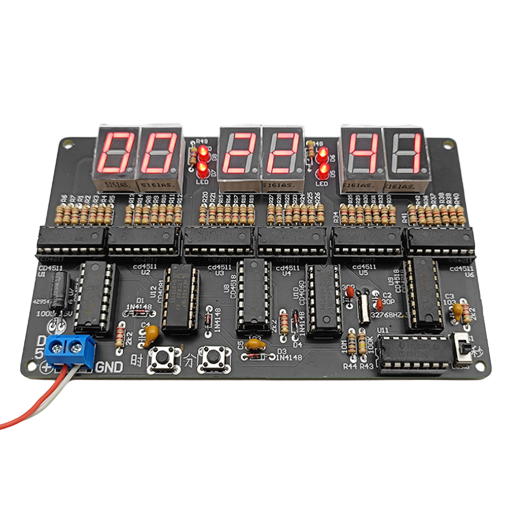 24-Stunden-Digitaluhr-Bausatz  – Electronics Diy Pcb Design Projects Bewertung und Preis