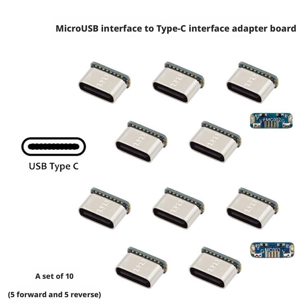 10Pcs M85k Micro USB Zu Typ-C  – Diy Electronics Hobby Bewertung und Preis