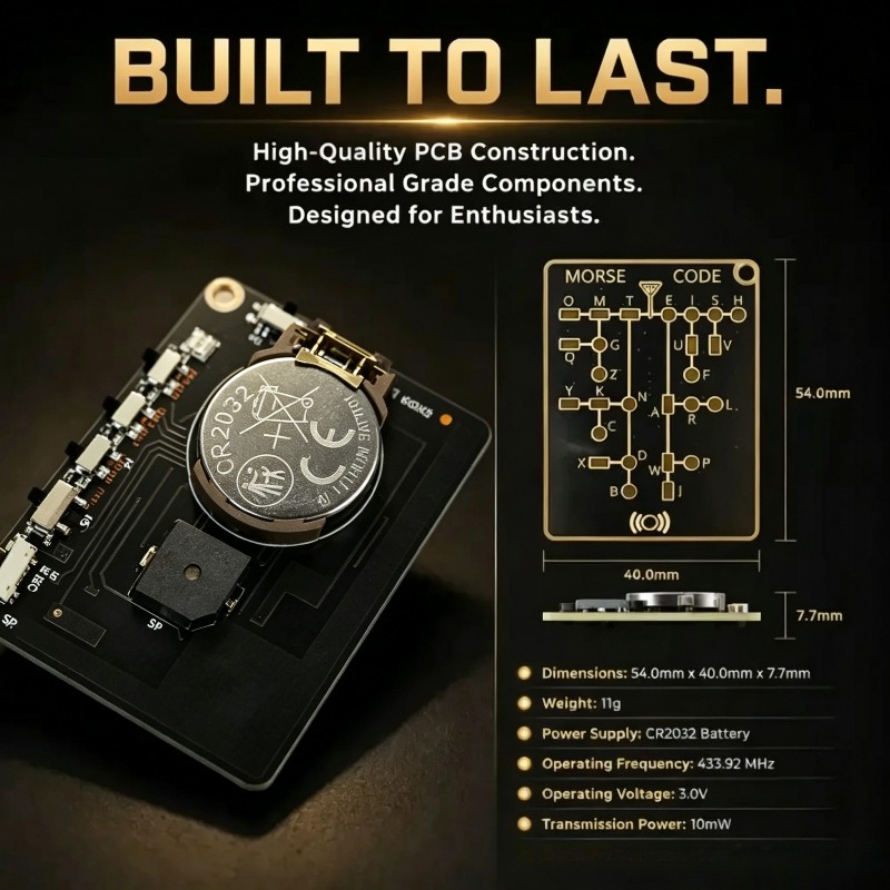 Morsecode-Übungskarte Pro LED- – Diy Electronics Projects For Adults Bewertung und Preis