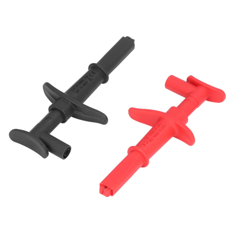 1 Paar Testhakenklemmen Krokod – Crocodile Clip Set Bewertung und Preis