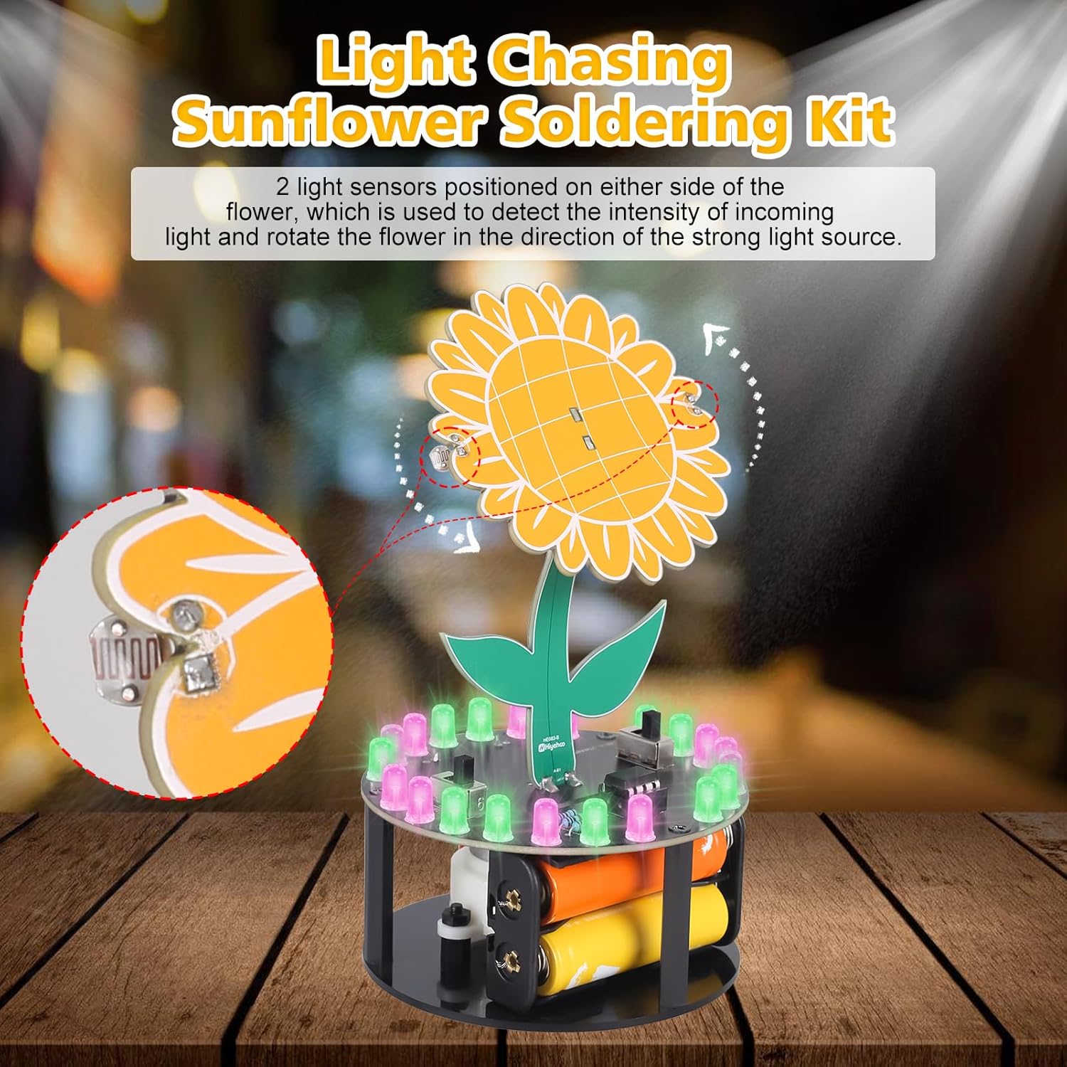Lichtjagd-Sonnenblumen-Lötset, – Diy Electronics Projects For Adults Bewertung und Preis
