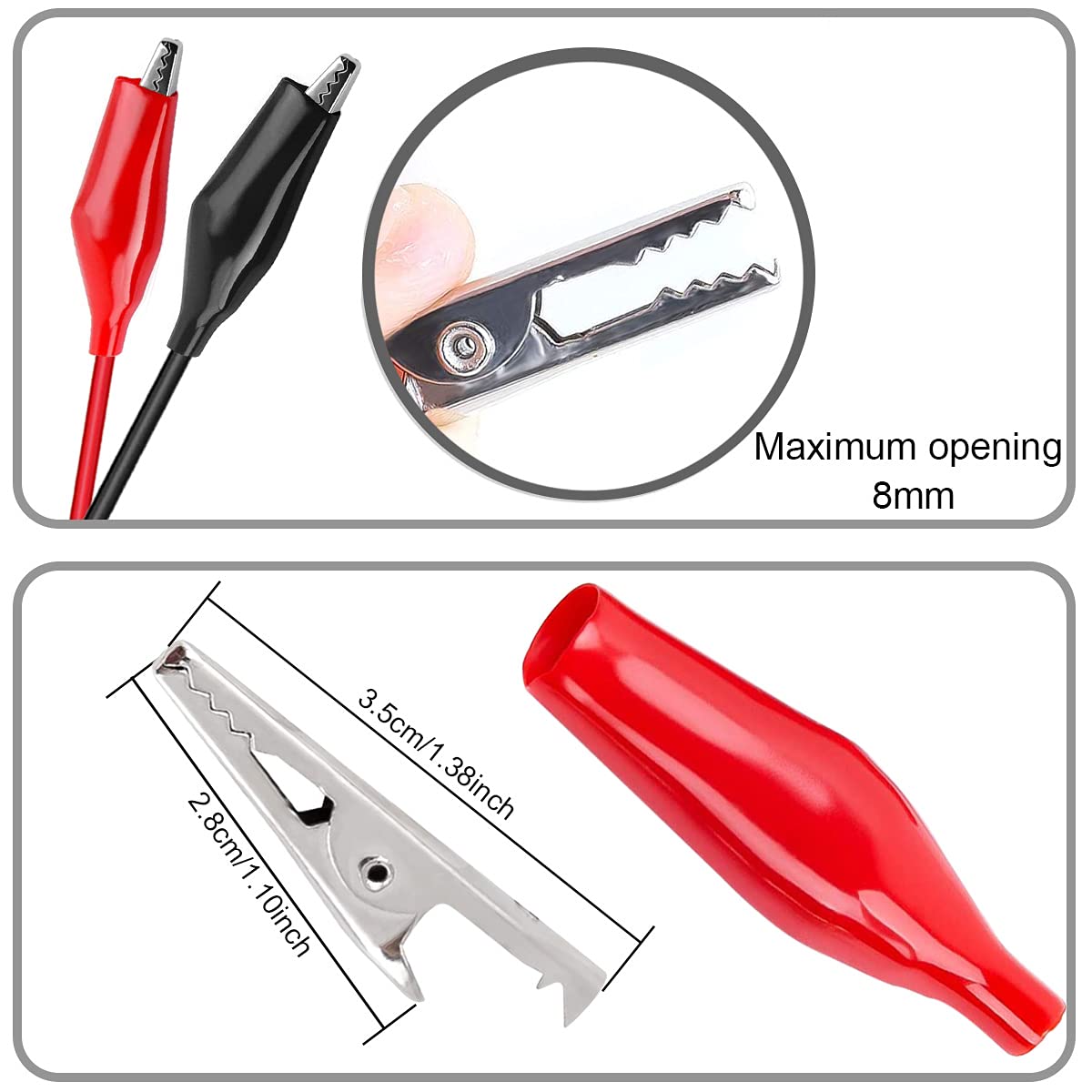 Krokodilklemme auf USB, Krokod – Crocodile Clip Set Bewertung und Preis