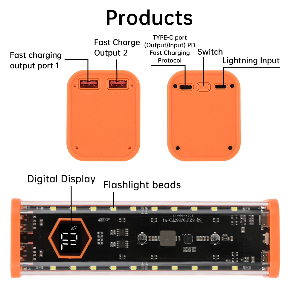 8*21700 Batteriegehäuse 22,5W  – Diy Electronics Hobby Bewertung und Preis