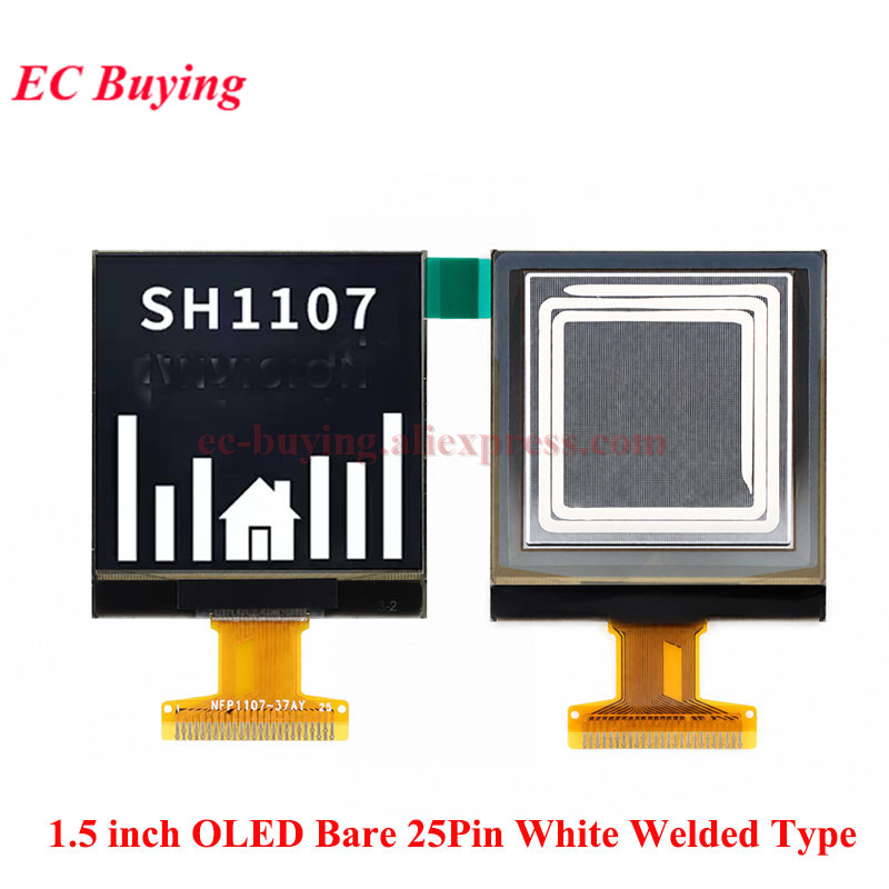 1,5 Zoll OLED LCD Weißes Displ – I2C Lcd Display Bewertung und Preis