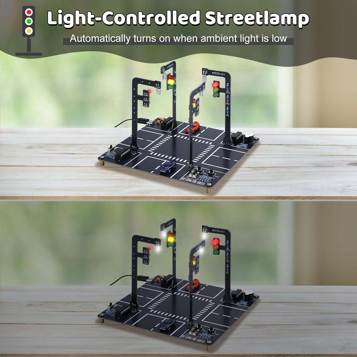 Ampel-Simulator-Set mit Ton, b – Diy Electronics Projects For Adults Bewertung und Preis