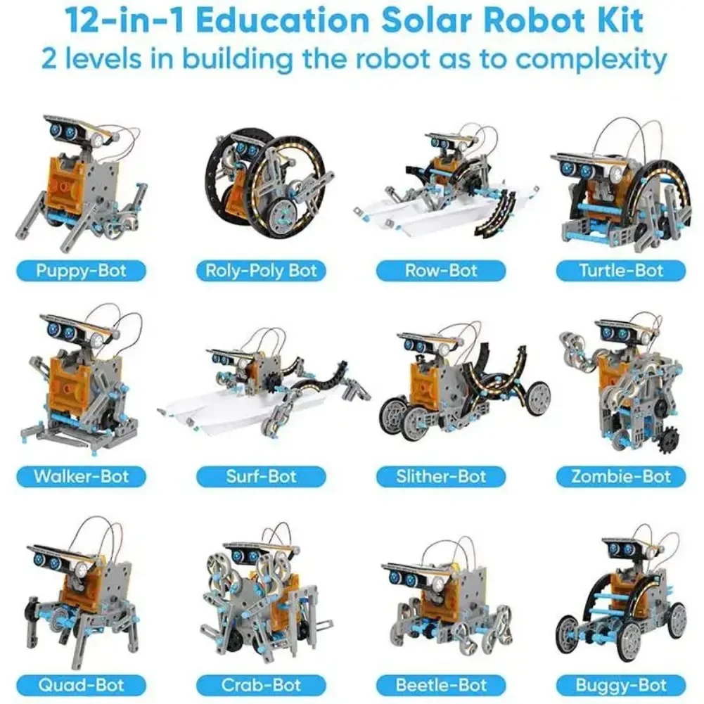 13-in-1 solarbetriebener Robot – Diy Electronics Hobby Bewertung und Preis